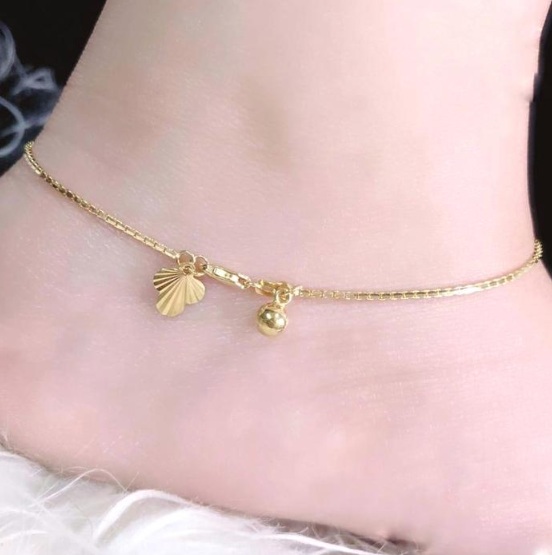 Gelang Kaki Emas Rantai Italy