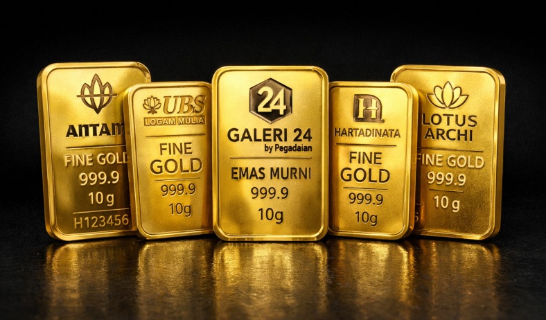 Harga Emas Murni 99,9% Hari Ini