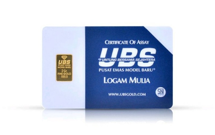 Harga Jual Emas UBS Hari Ini